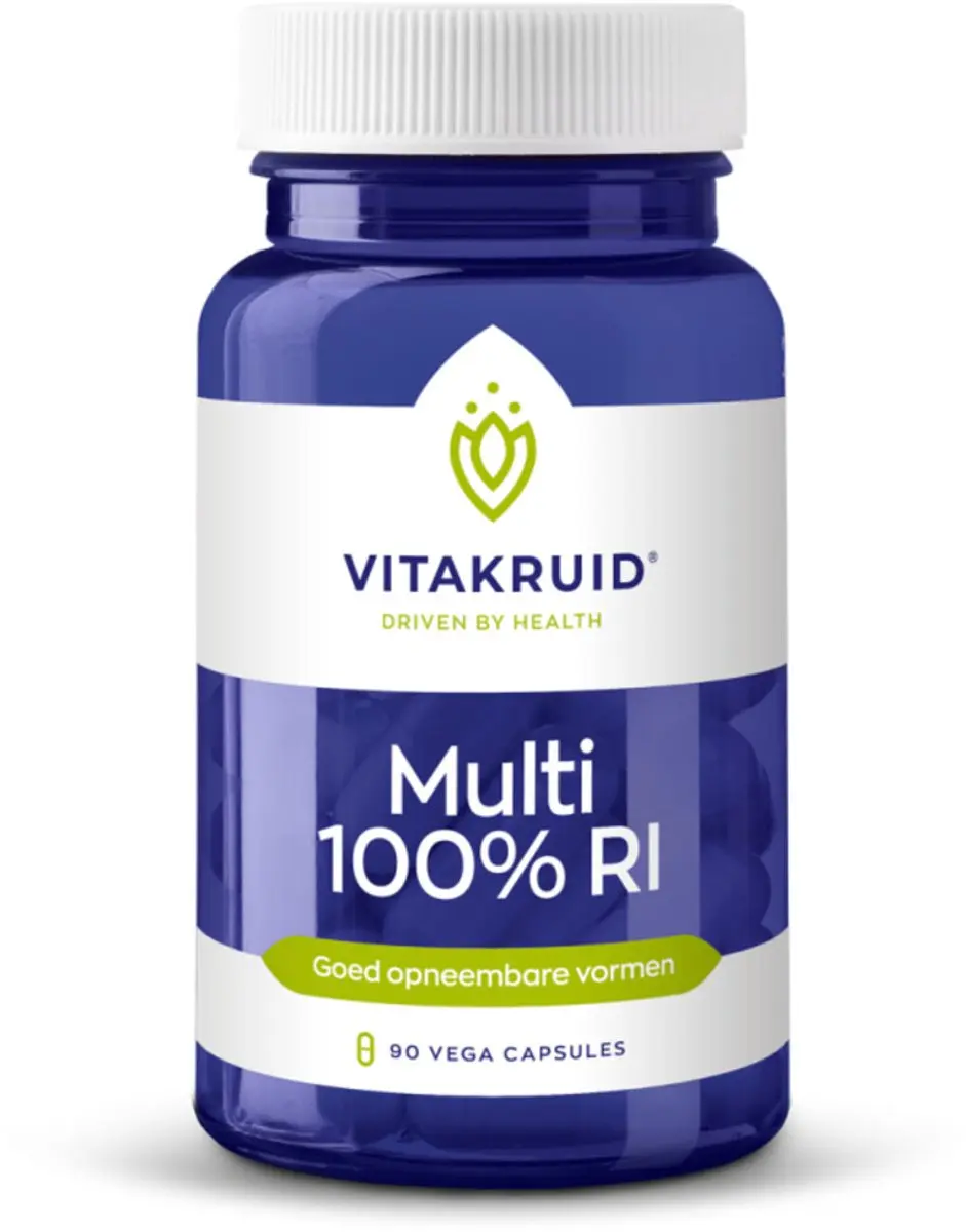 Vitakruid Multi 100% RI - 90 Vegacapsules