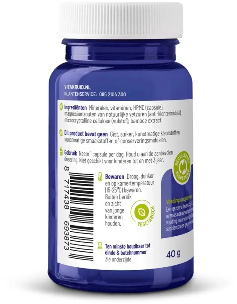 Vitakruid Multi 100% RI - 90 Vegacapsules