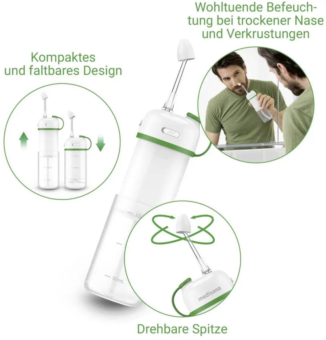 Medisana NI 200 Elektrische Neusdouche - 150ml - Wit