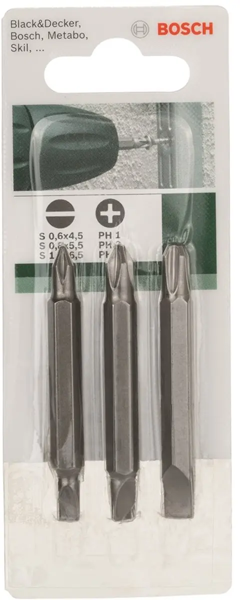 Bosch 3-delige Dubbelbitset 2609255959
