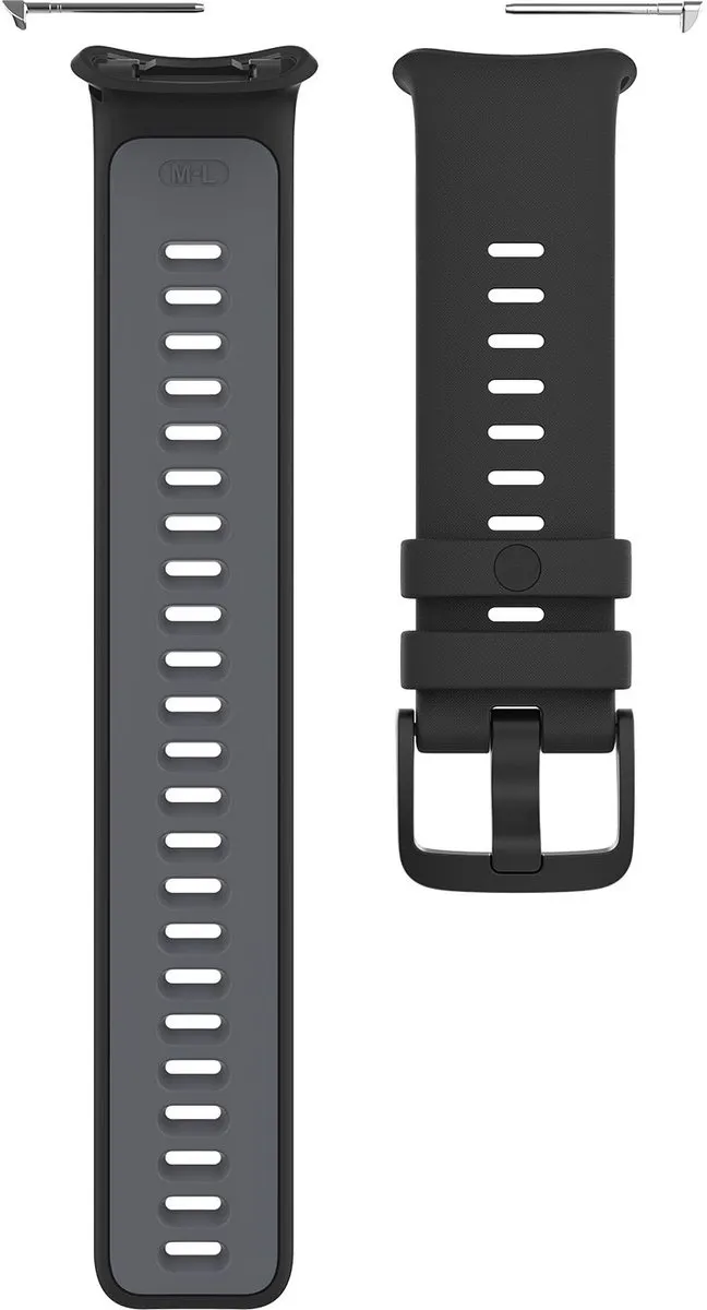 Polar Vantage V2 Horlogeband - One Size - Zwart/Grijs
