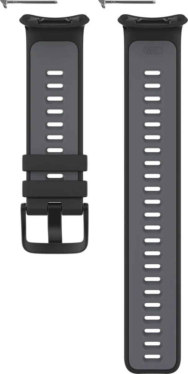 Polar Vantage V2 Horlogeband - One Size - Zwart/Grijs