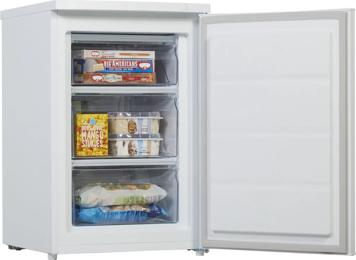 Etna VV856WIT Vrijstaande Vriezer 85L - 3 Lades - Wit