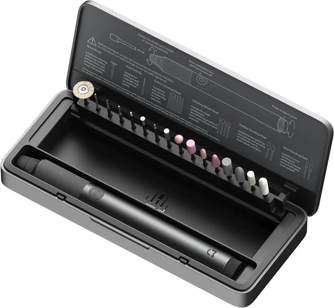 Xiaomi Mijia MRTK Rotary Tool Kit - 15W - 13 Accessoires
