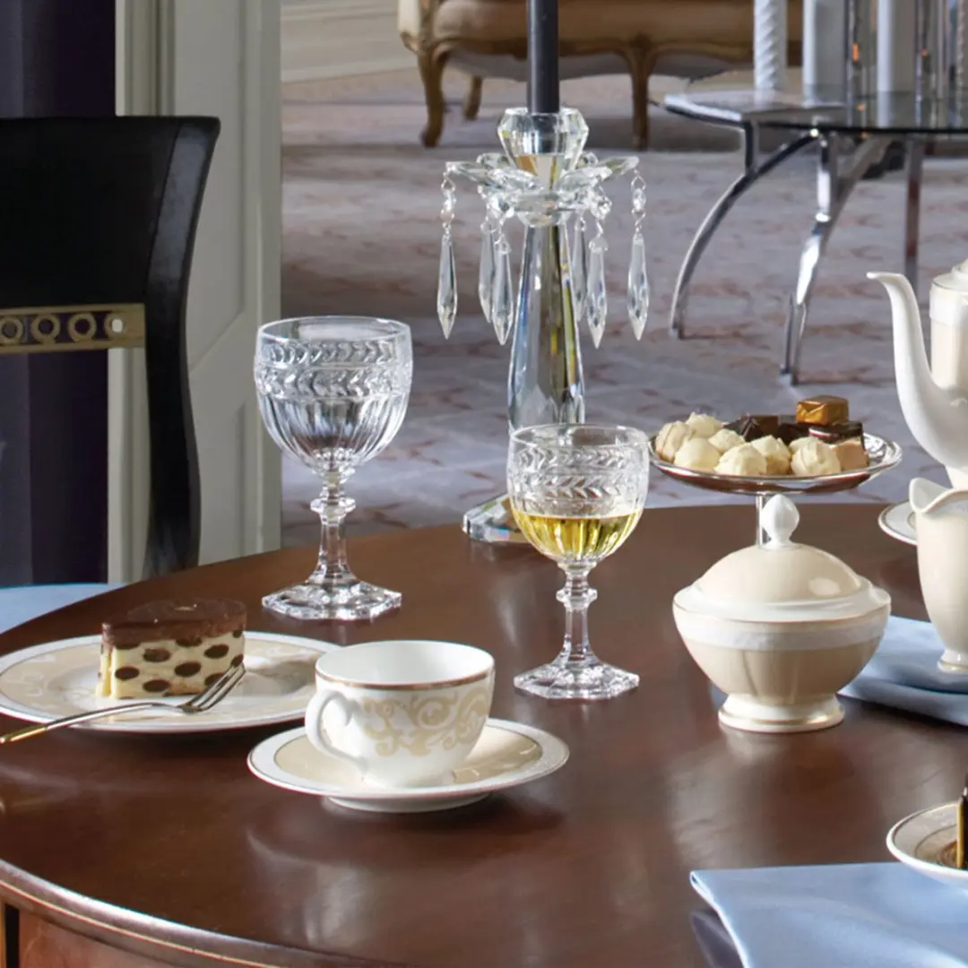 Villeroy & Boch Ivoire Kaffeeservice - 18-delig - 6 personen - Wit-goud