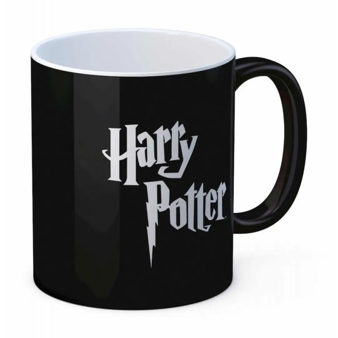 Harry Potter Mok - Zwart/Wit Keramiek 330ml - afbeelding 2 van 3
