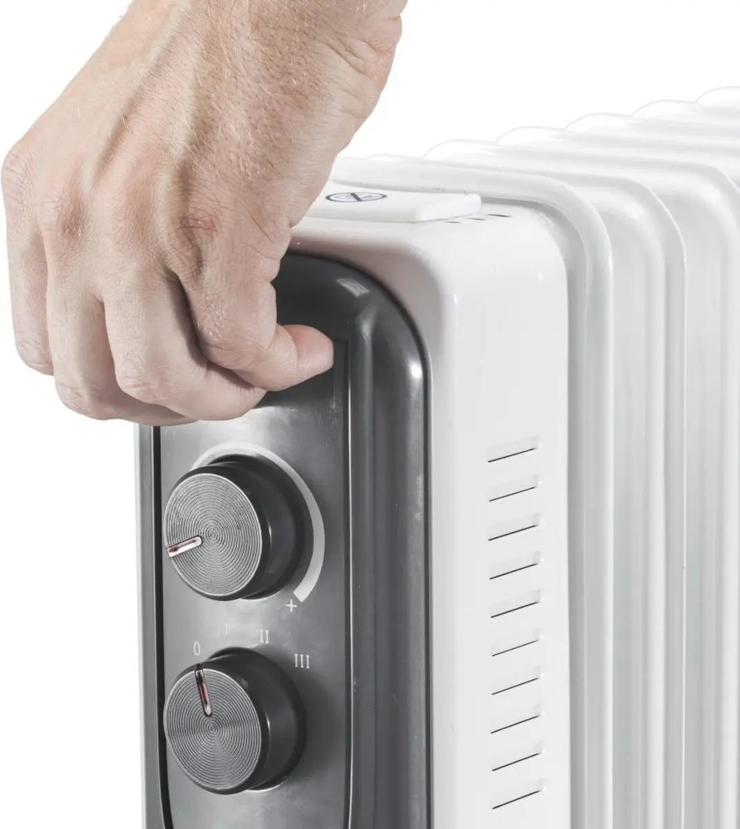 Trotec TRH 20 E Oliegevulde Radiator 2000W - Wit - afbeelding 6 van 6