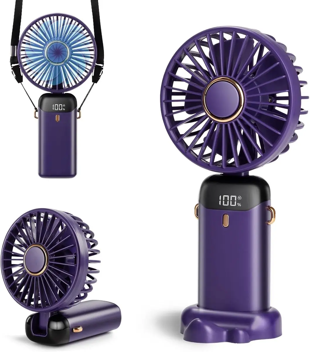 ECTEATOY 3-in-1 Draagbare Handventilator 3200mAh
