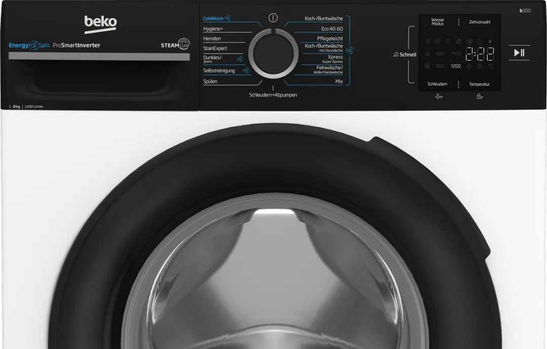 Beko BMMS3WFU4841W Wasmachine 8 kg - Wit