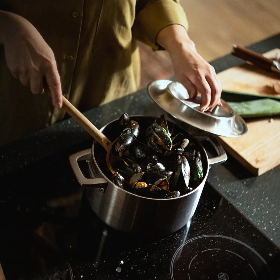 Fiskars Norden Staal Pan 5L - RVS - afbeelding 4 van 6