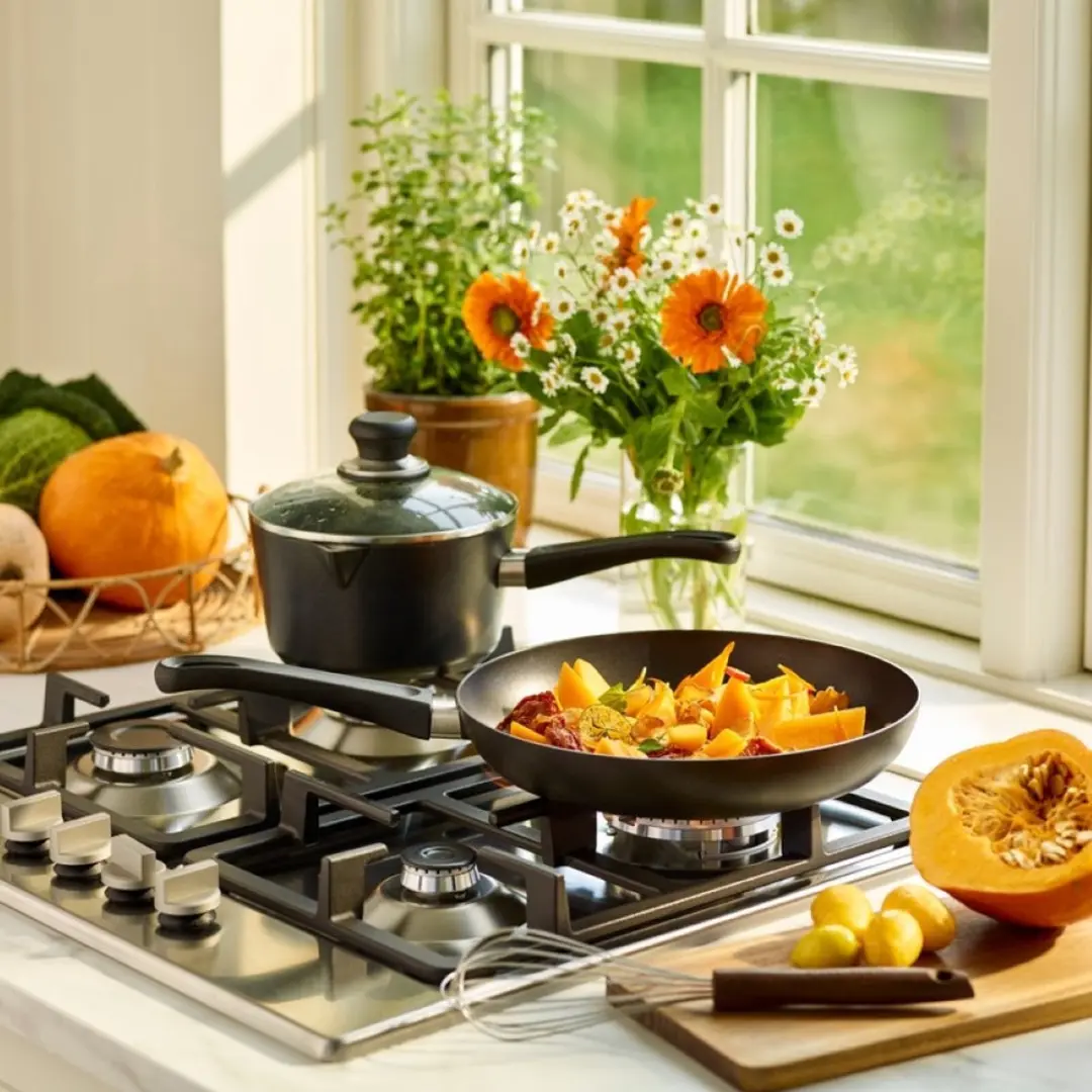 Scanpan Classic Koekenpannenset 24 & 28cm - Inductie - Zwart