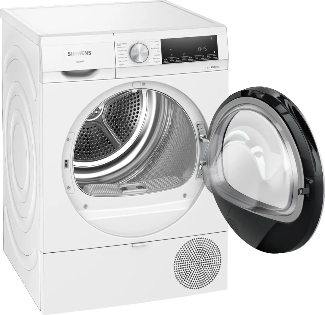 Siemens iQ500 WQ33G1DANL Warmtepompdroger 8 kg - Liquid-chrome matt