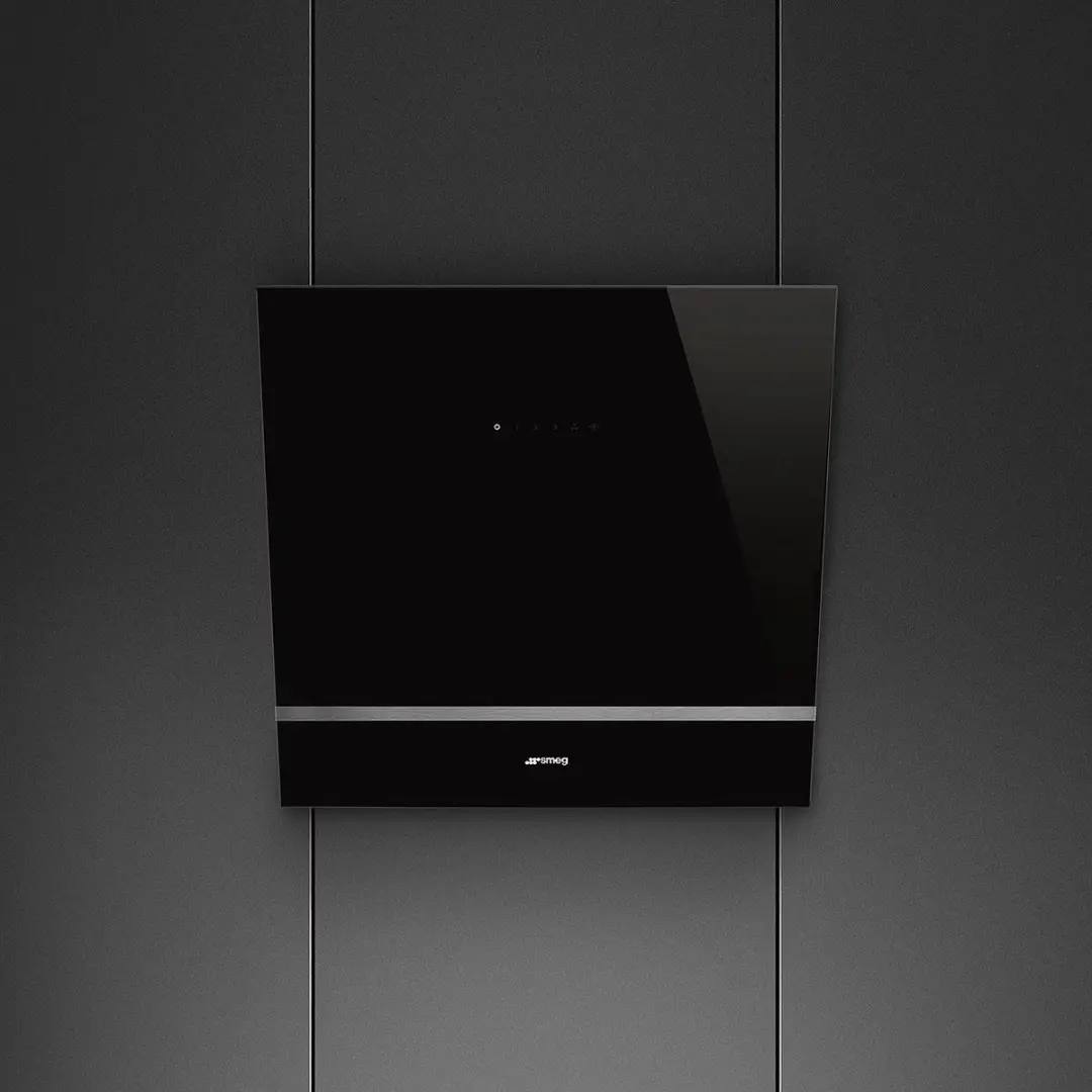 Smeg KV26N Wandafzuigkap 666m³/u - 150mm - Zwart - afbeelding 6 van 6