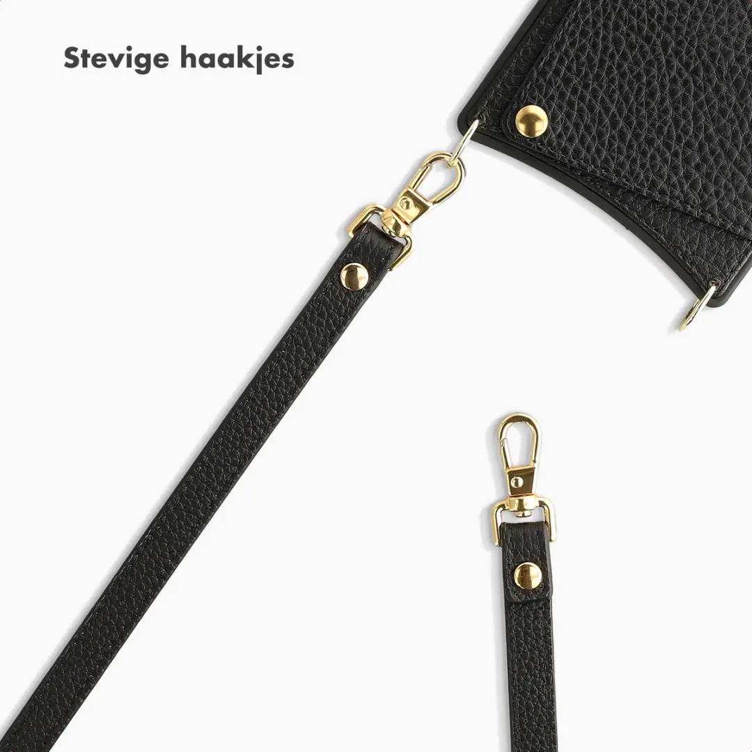 Selencia SH00097635 Crossbody Telefoonkoord - Zwart