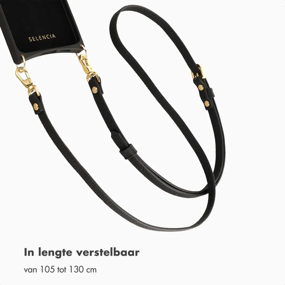 Selencia SH00097635 Crossbody Telefoonkoord - Zwart