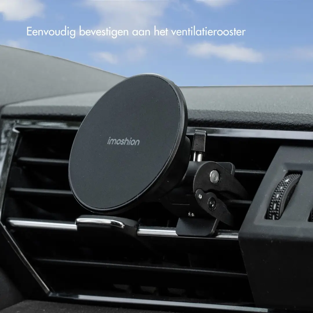 Imoshion SH00096114 Telefoonhouder Auto - Magnetisch MagSafe - Ventilatierooster - Zwart