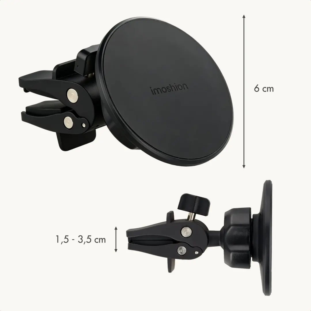 Imoshion SH00096114 Telefoonhouder Auto - Magnetisch MagSafe - Ventilatierooster - Zwart - afbeelding 6 van 6