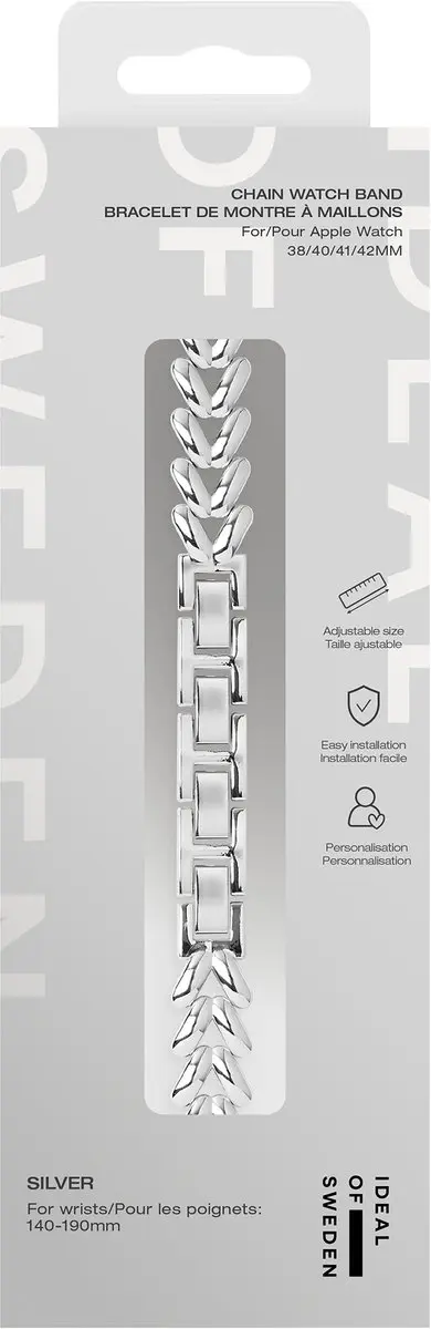 iDeal of Sweden Apple Watch Band Delicate Chain - Zilver