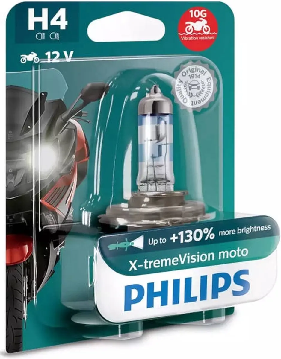 Philips X-TremeVision Moto H4 Halogeenlamp 60/55W 12V