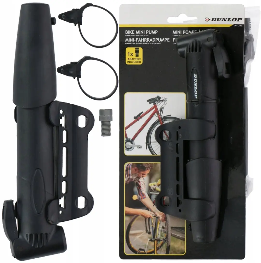 Dunlop Mini Fietspomp Handmatig 8 Bar