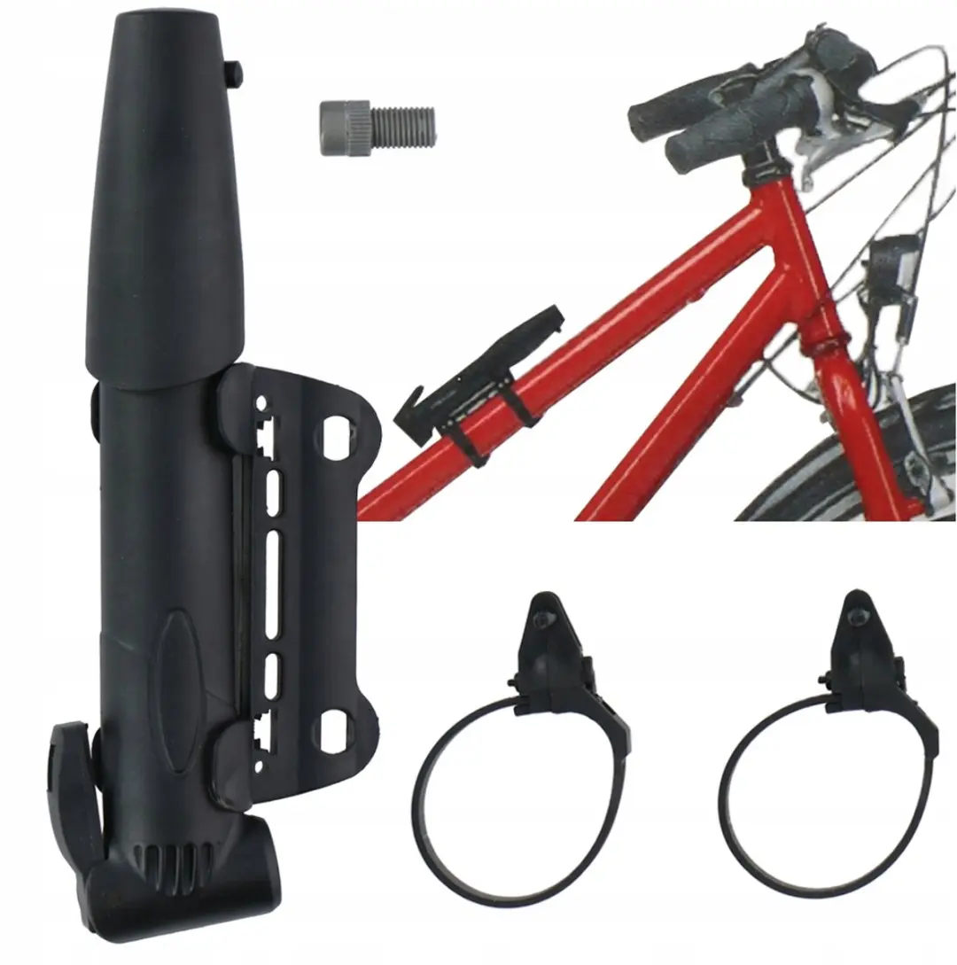 Dunlop Mini Fietspomp Handmatig 8 Bar - afbeelding 2 van 4