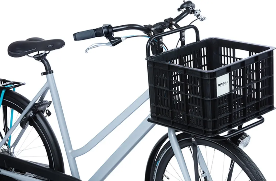 Basil Fietskrat M - 27 Liter - Zwart