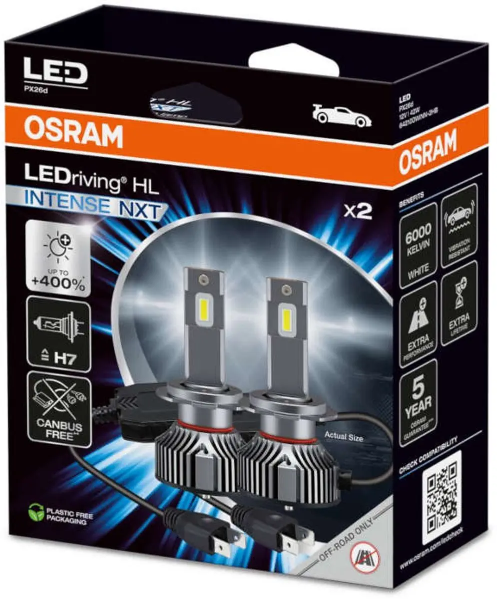 Osram LEDriving HL Intense NXT H7 Set - 2 Stuks