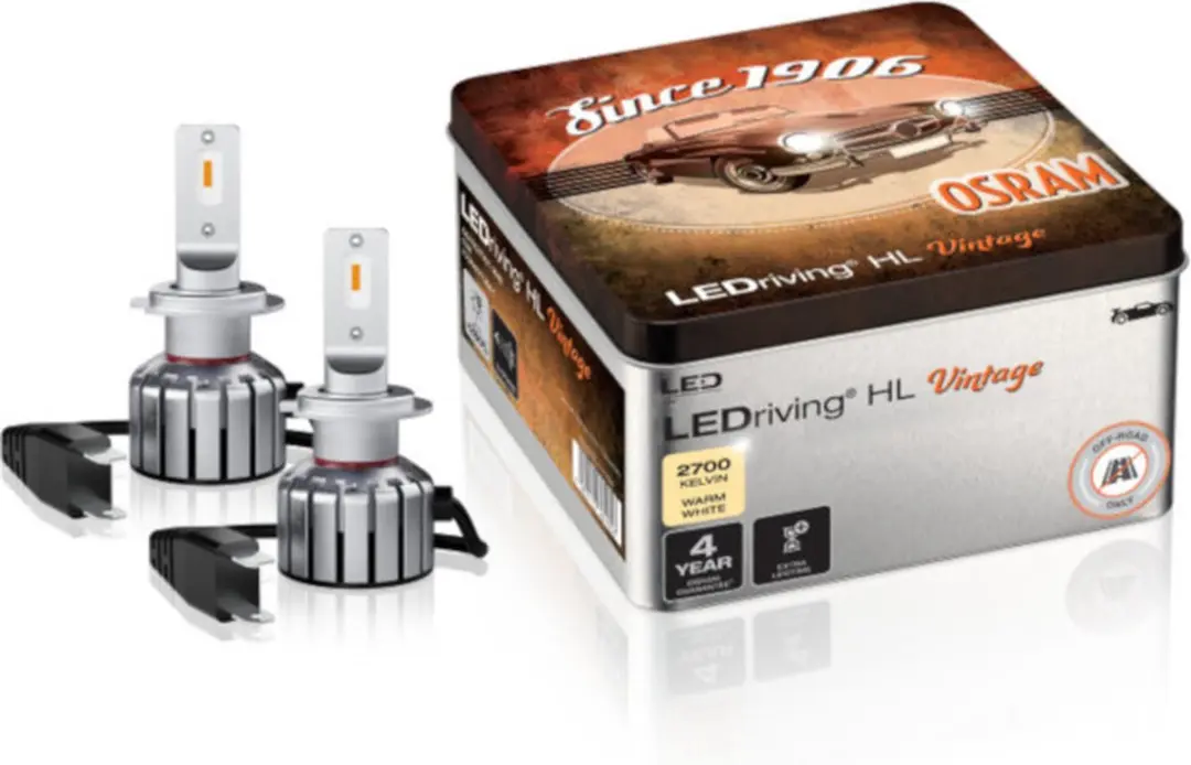 Osram LEDriving HL VINTAGE H7 H18 64210DWVNT-2MB Set