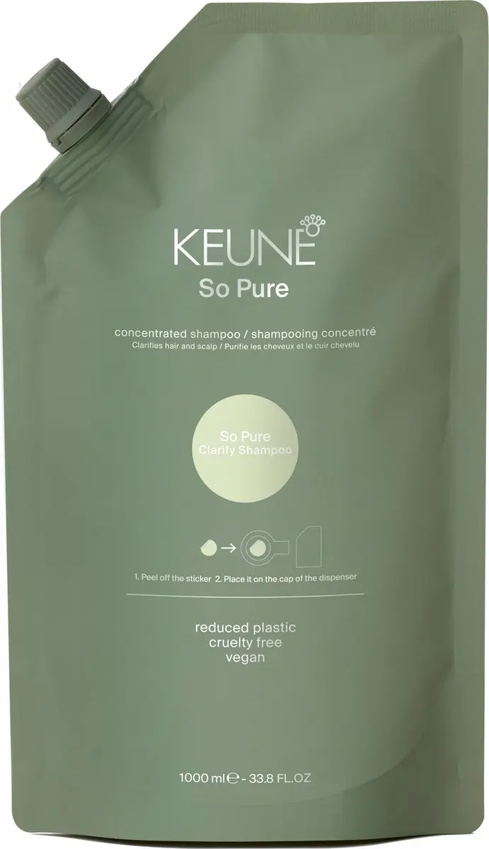 Keune So Pure Clarify Shampoo Refill 1000ml