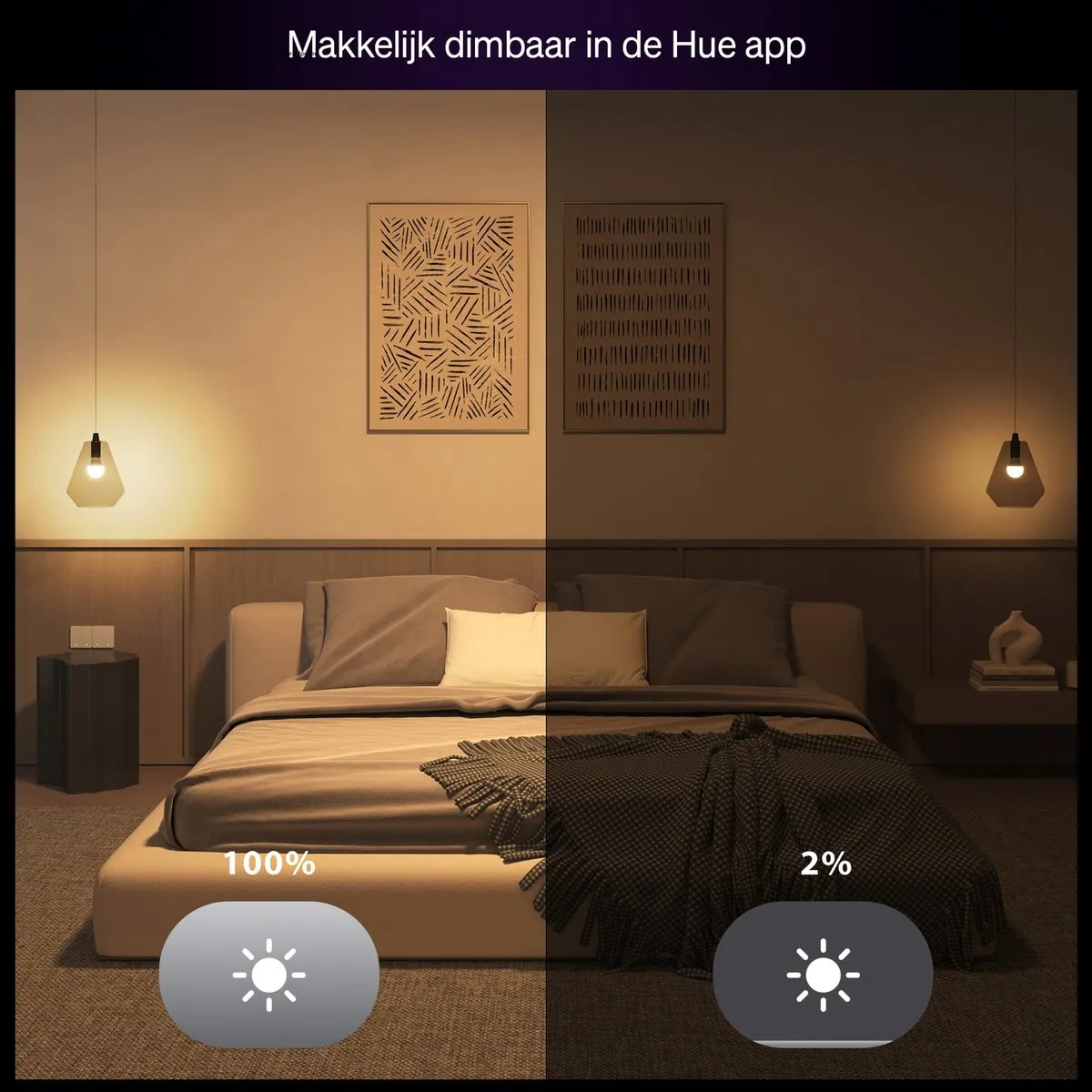 Philips Hue Essential Starterkit - Bridge + 2 RGBW A60 Lampen