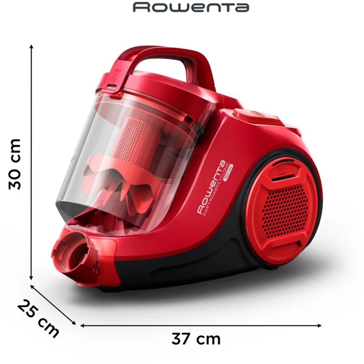 Rowenta Swift Power Cyclonic RO2913 Stofzuiger - 750W - 1.2L Rood
