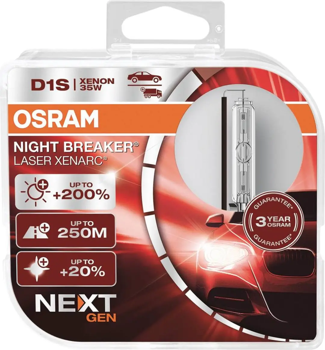 Osram Xenarc Night Breaker Laser D1S Xenonlamp 35W - 2 Stuks