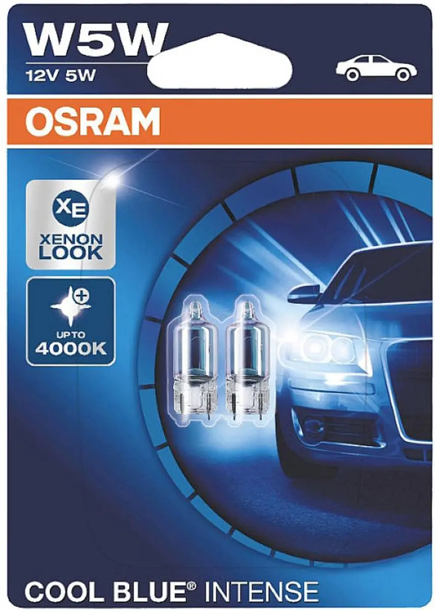 Osram Signaallamp W5W 5W 12V - Cool Blue Intense - 2 Stuks - afbeelding 6 van 6