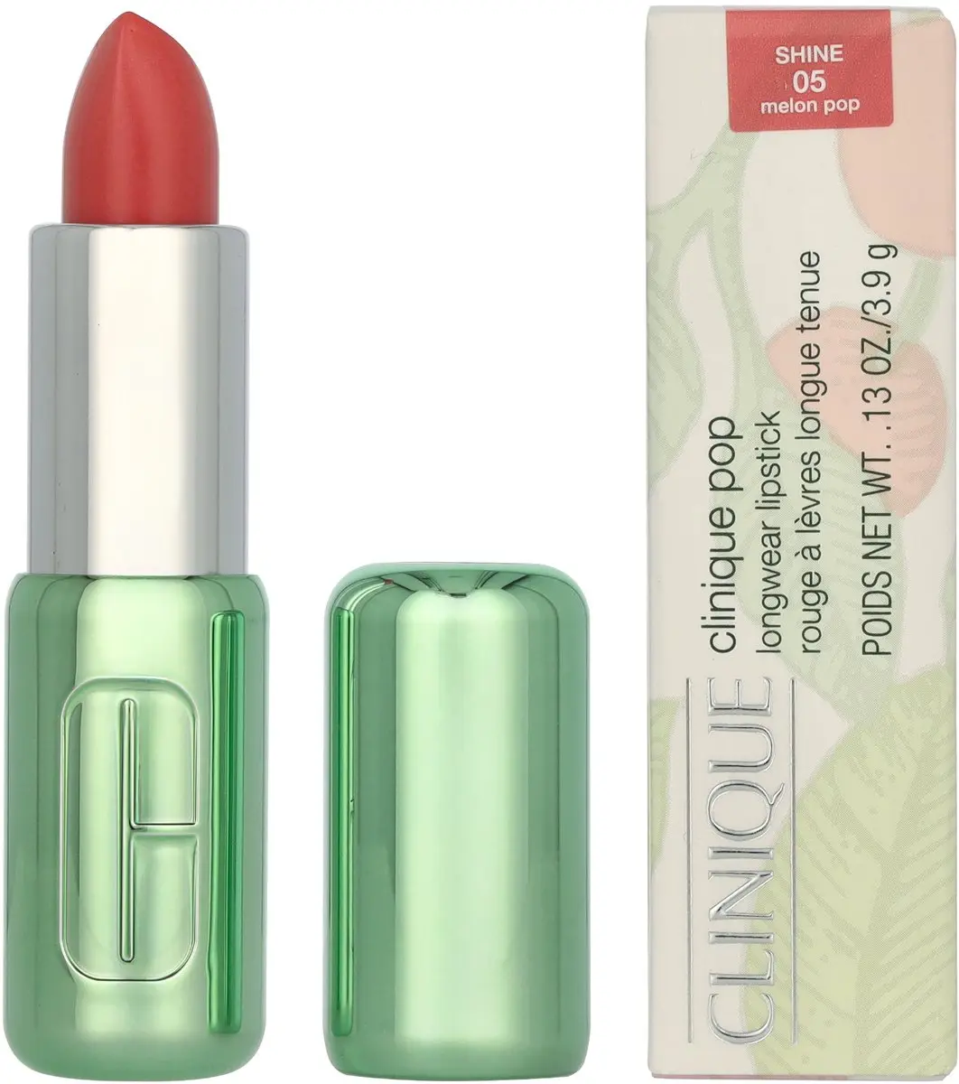 Clinique Pop Longwear Shine Lipstick 05 Melon Pop - 3.9g