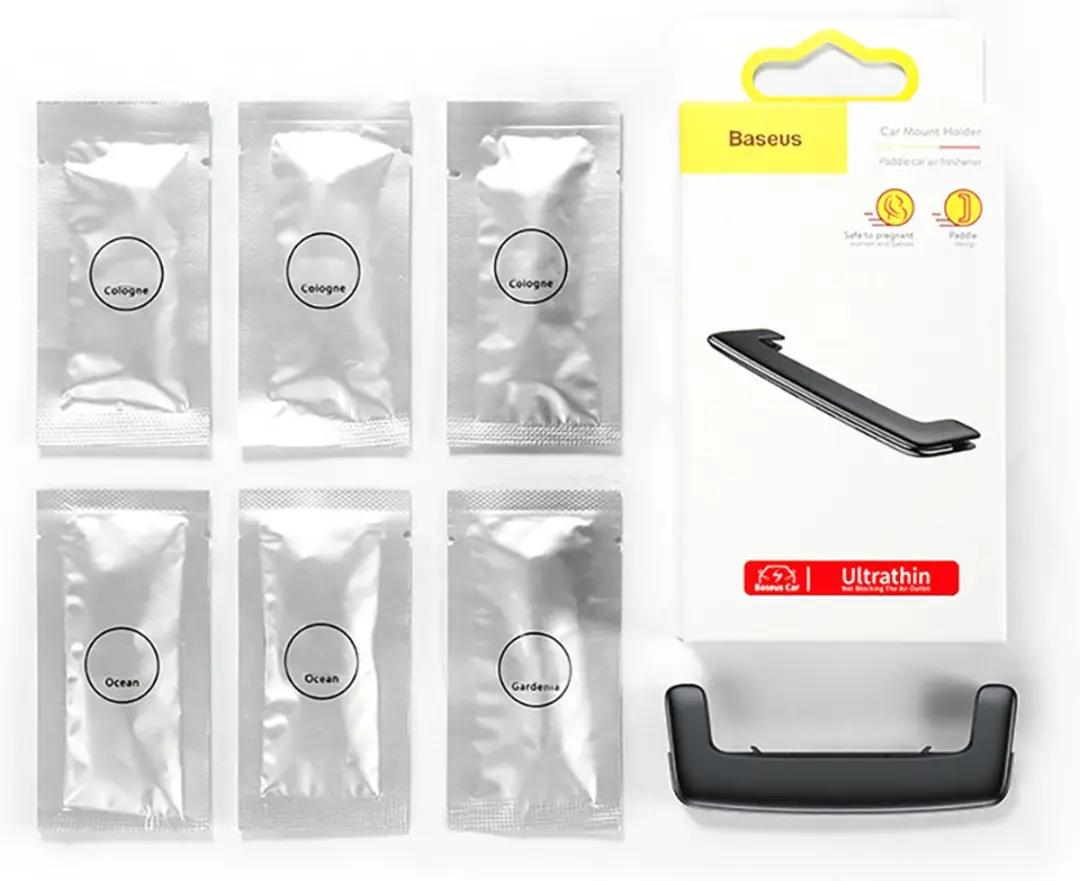 Baseus Onzichtbare Autoparfum - 3 Geuren - 6 Stuks