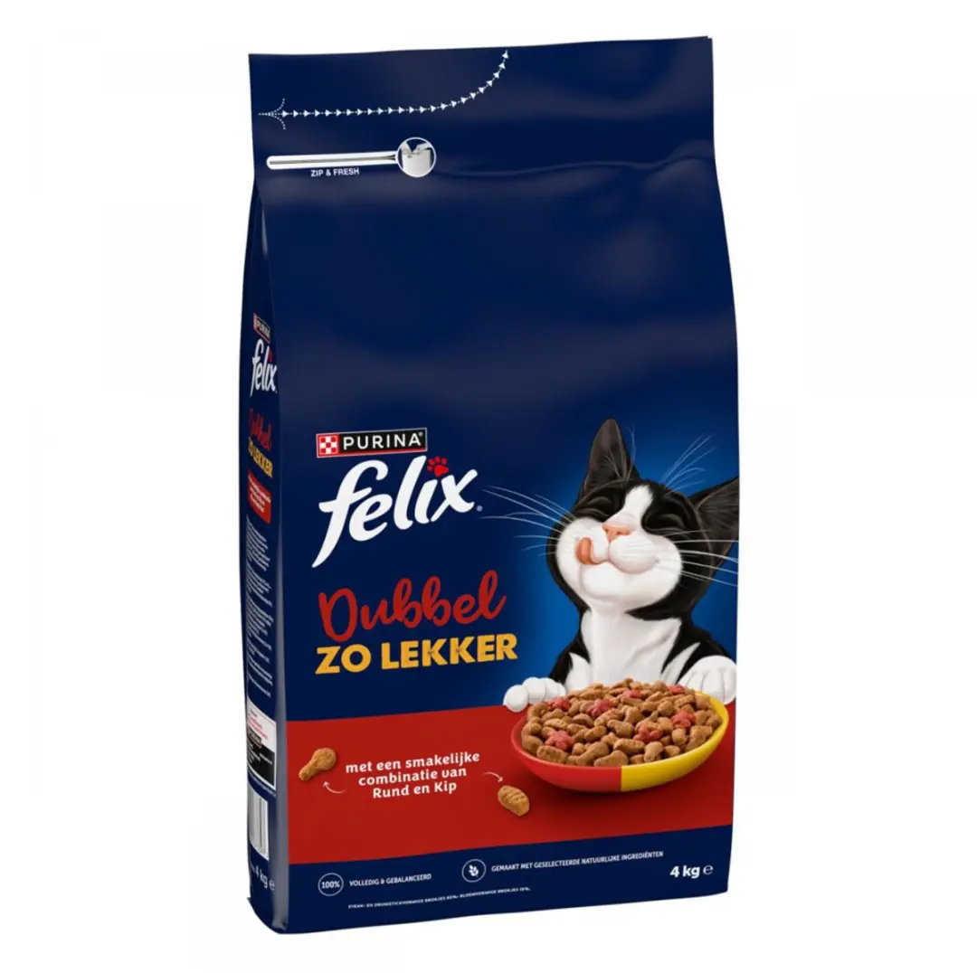 Felix Droogvoer Adult Rund & Kip 4kg