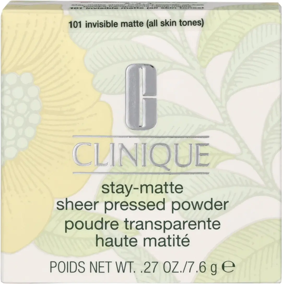 Clinique Stay-Matte Sheer Pressed Powder 101 Invisible Matte - 7.6 g