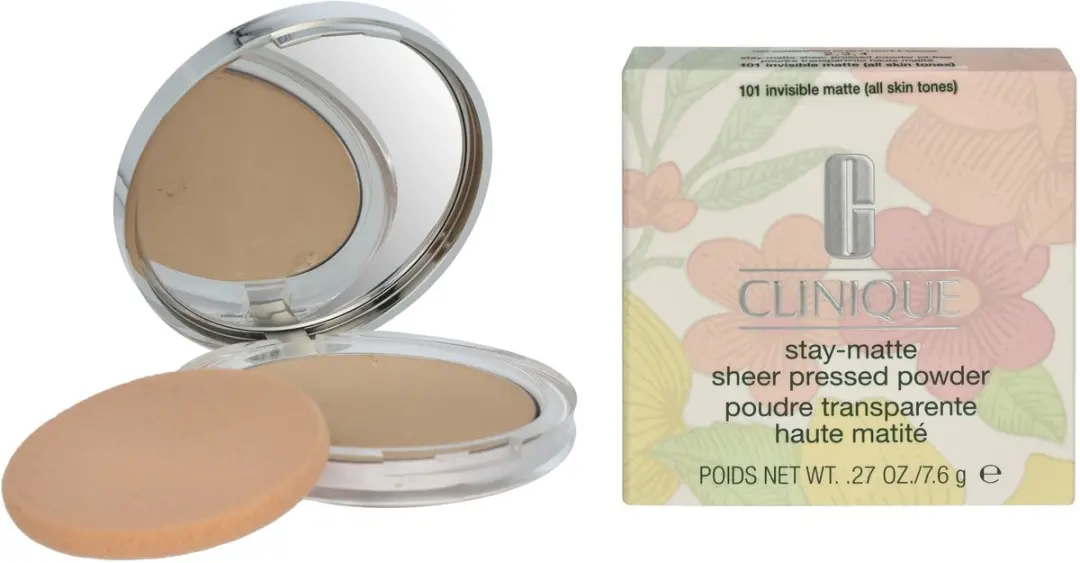 Clinique Stay-Matte Sheer Pressed Powder 101 Invisible Matte - 7.6 g