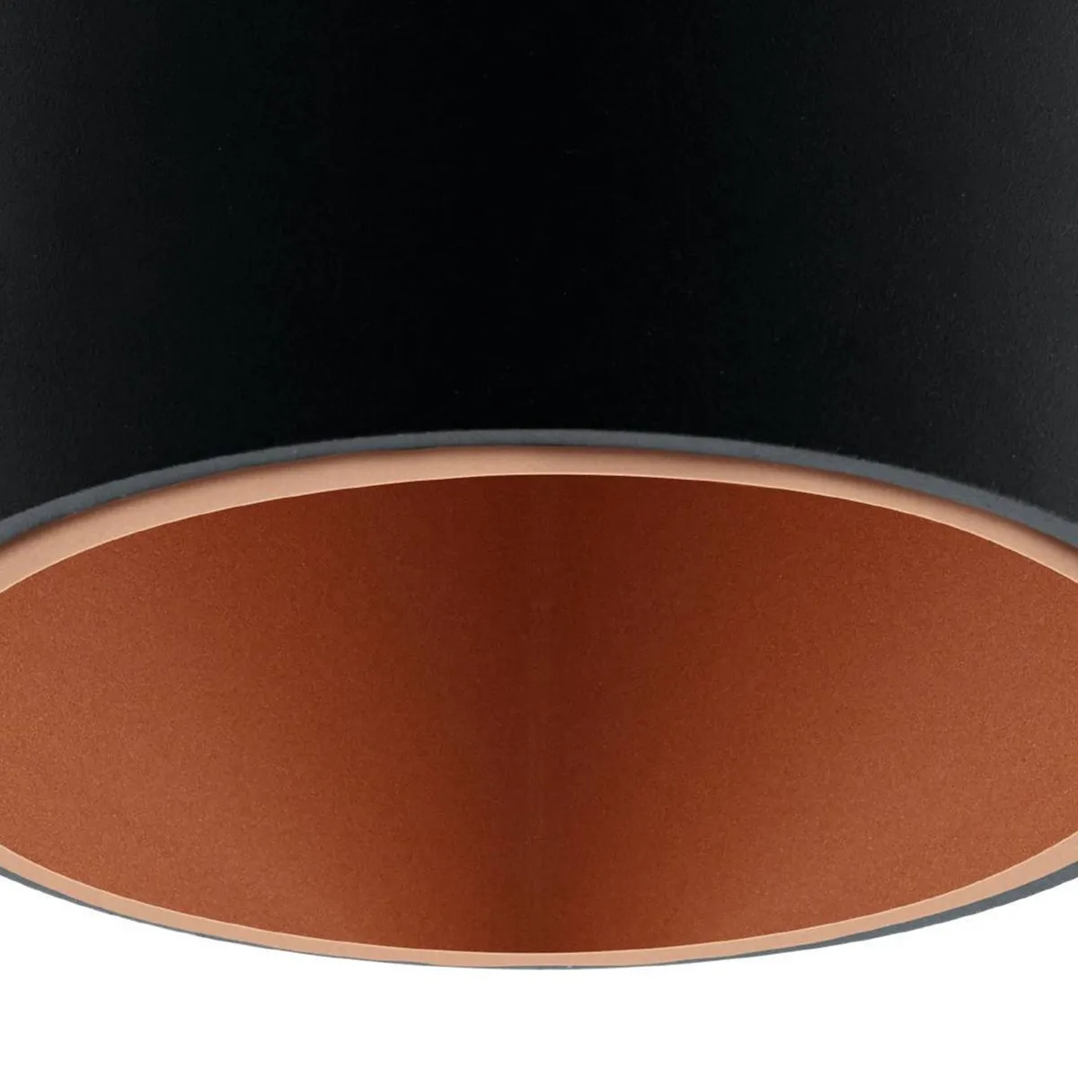 Eglo Polasso Plafondlamp LED Ø10cm - Zwart/Koper