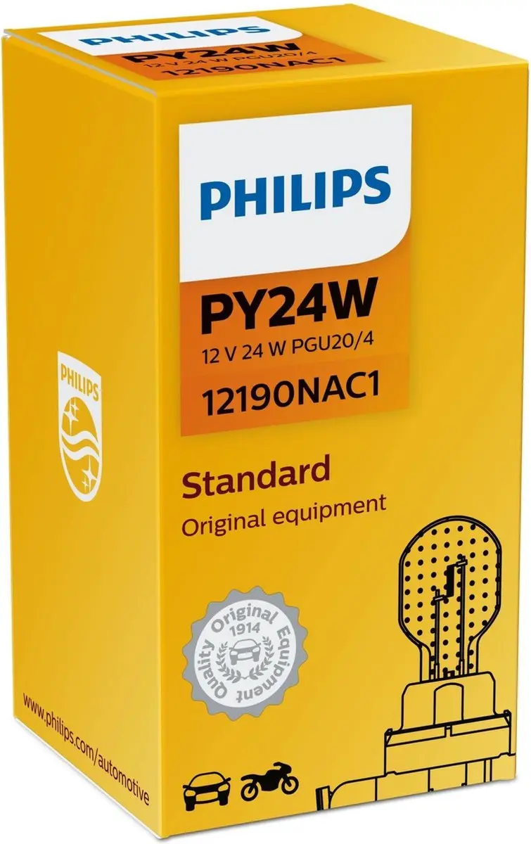 Philips Standard PY24W Amber