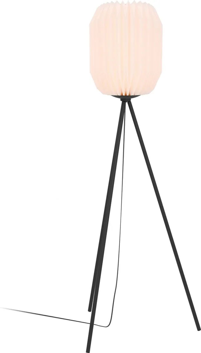 Eglo Belgrave Vloerlamp E27 141,5cm - Zwart/Wit