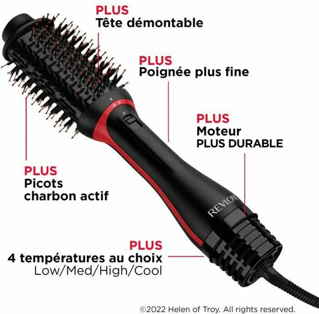 Revlon RVDR5298E One-Step Volumizer Plus Stylingtool - 4 Warmtestanden - Zwart