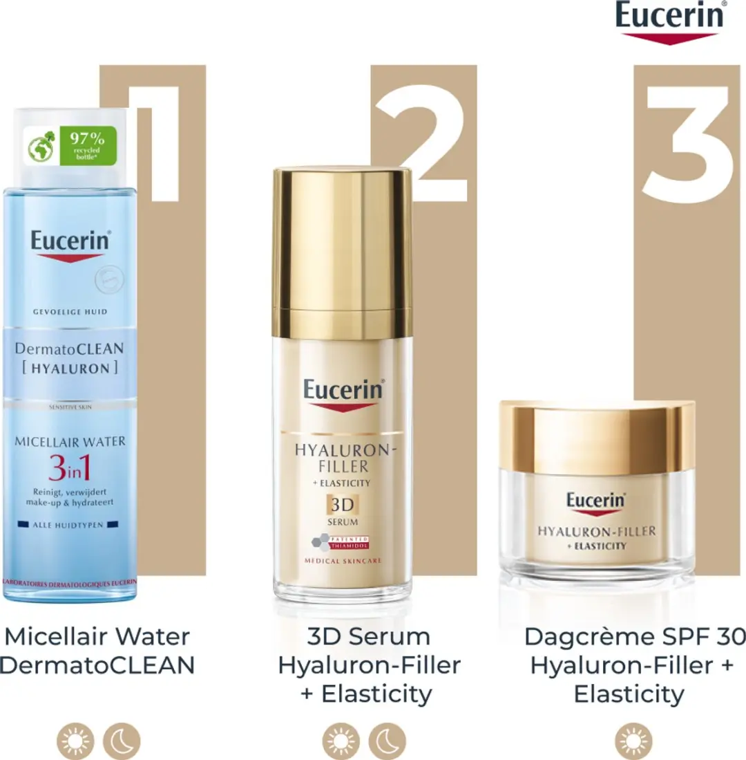 Eucerin Hyaluron-Filler Dagcrème SPF 30 - 100ml (2x50ml)