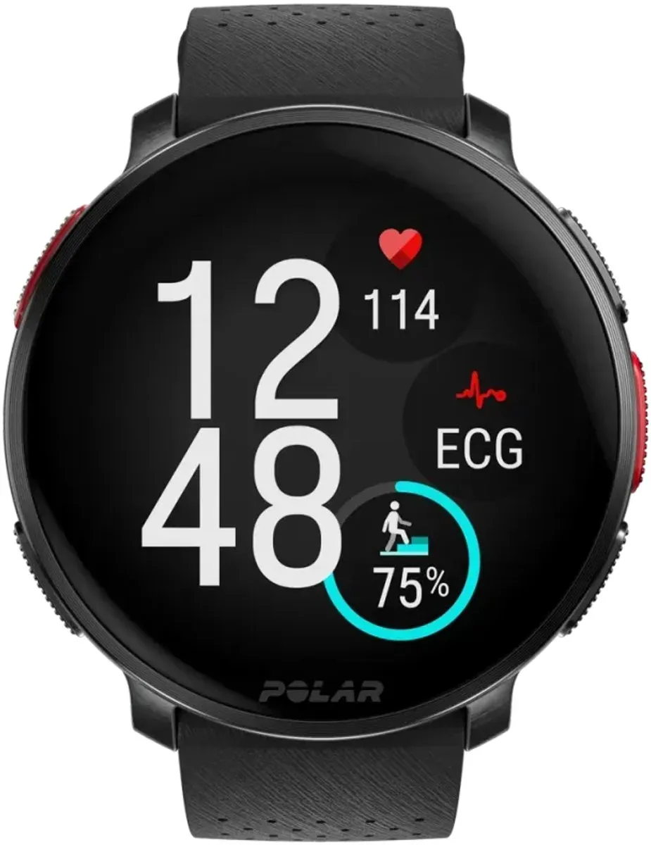Polar Vantage V3 Sport Smartwatch 47mm - Zwart/Grijs
