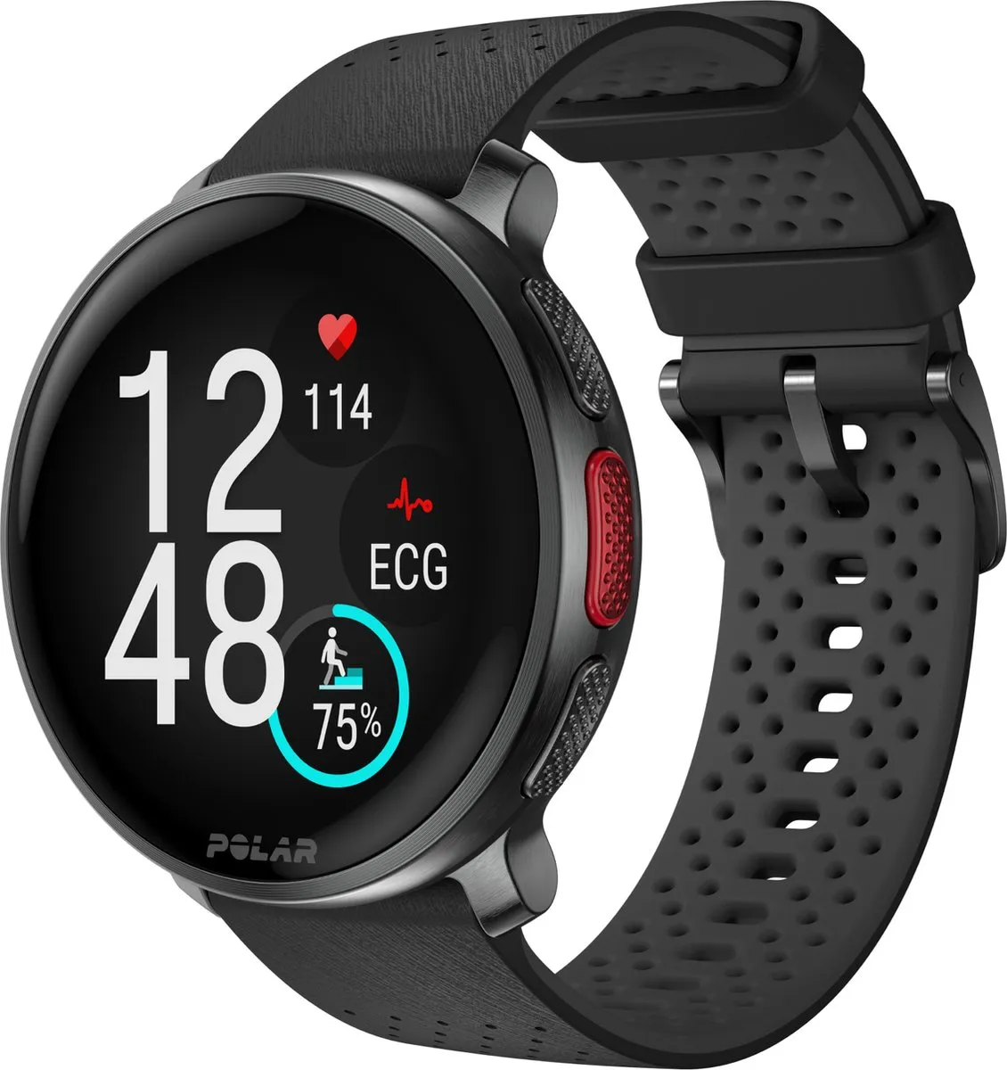 Polar Vantage V3 Sport Smartwatch 47mm - Zwart/Grijs