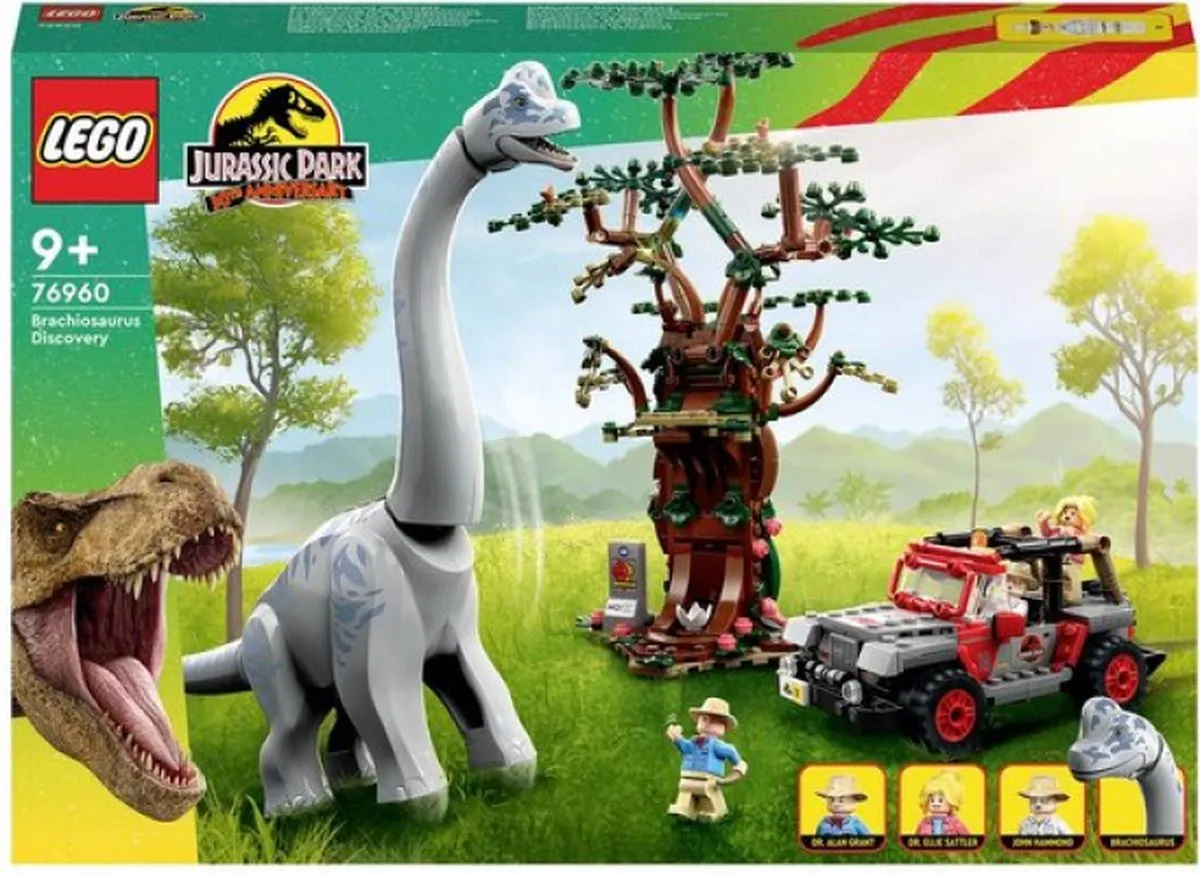 LEGO Jurassic Park Brachiosaurus 76960 - 512 Stukken - 3 Minifiguren