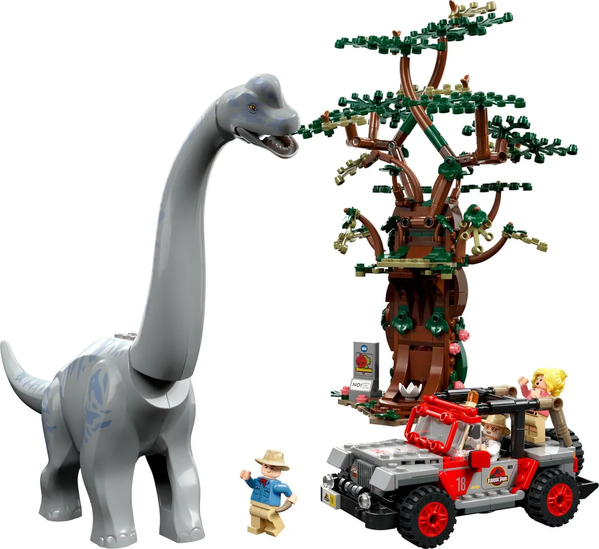 LEGO Jurassic Park Brachiosaurus 76960 - 512 Stukken - 3 Minifiguren - afbeelding 6 van 6