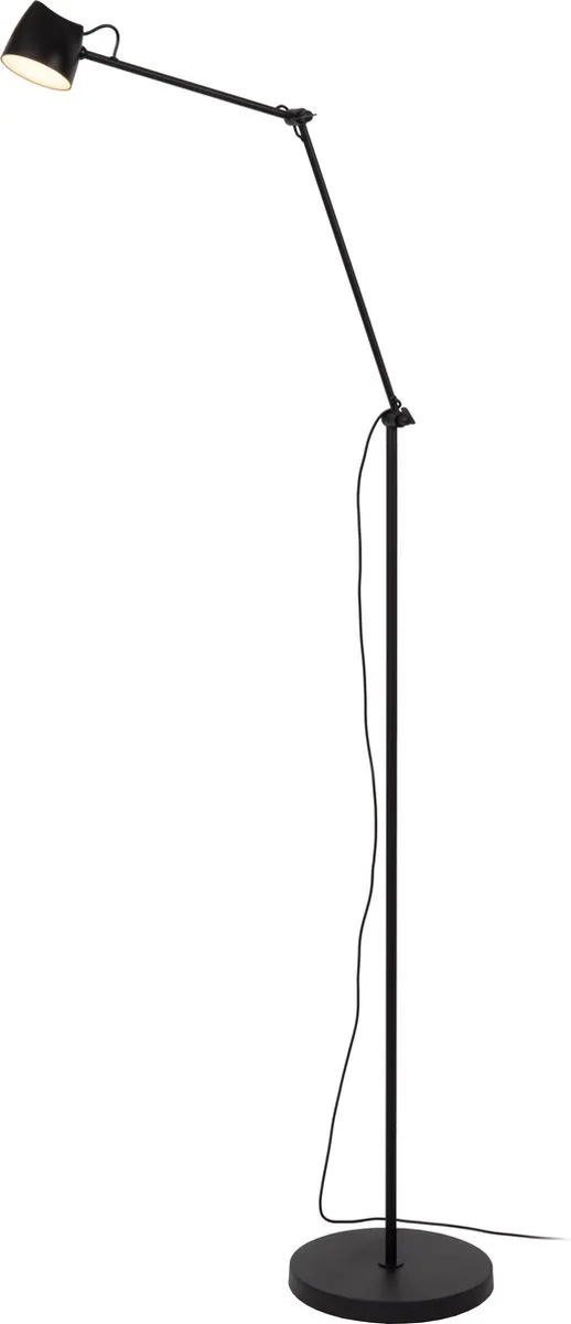 Lucide Milne Vloerlamp LED 8W 2700K - Zwart