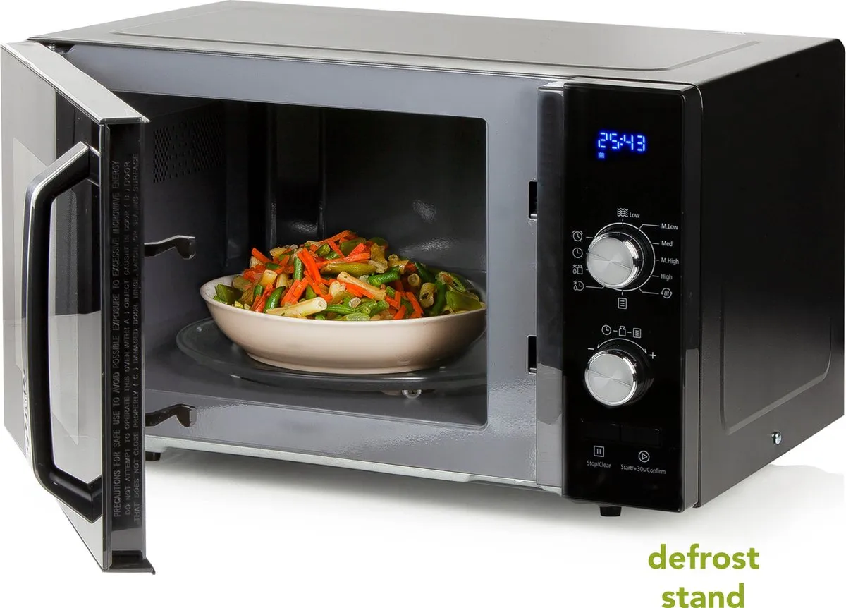 Domo DO2924 Magnetron 23L 800W - Zwart