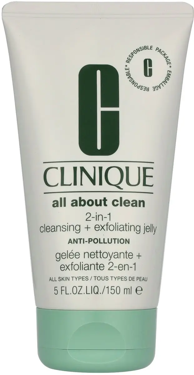 Clinique All About Clean 2-in-1 Cleansing Exfoliating Jelly 150ml - afbeelding 6 van 6